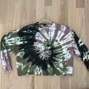 NOIZE tie die recycled sweatshirt pullover